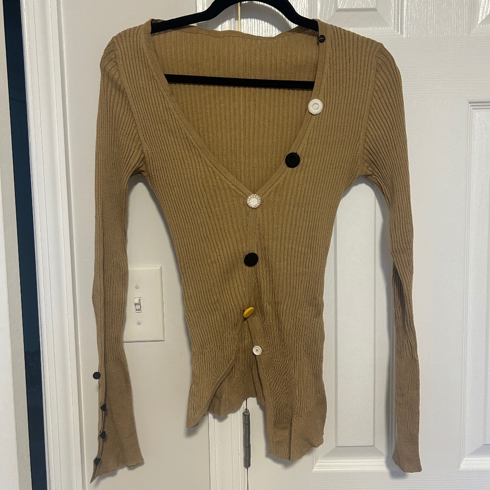 Jacquemus Asymmetric Le Cardigan Tordu